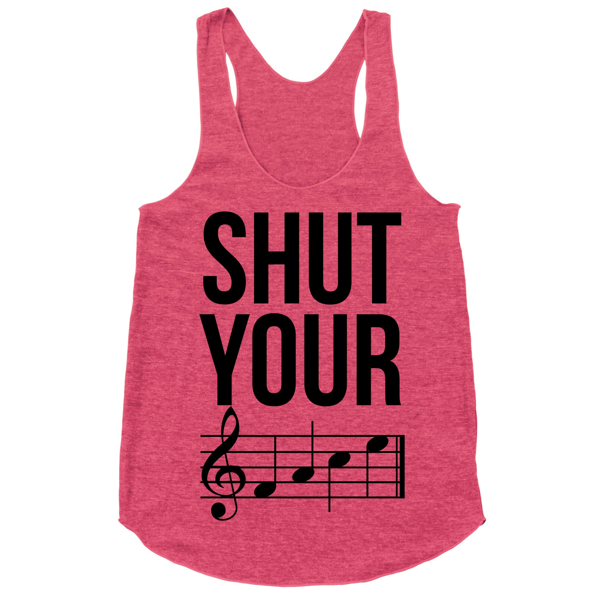 Shut Your (FACE) Racerback Tank